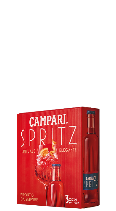 Scopri Campari Spritz pronto da servire a casa come al bar